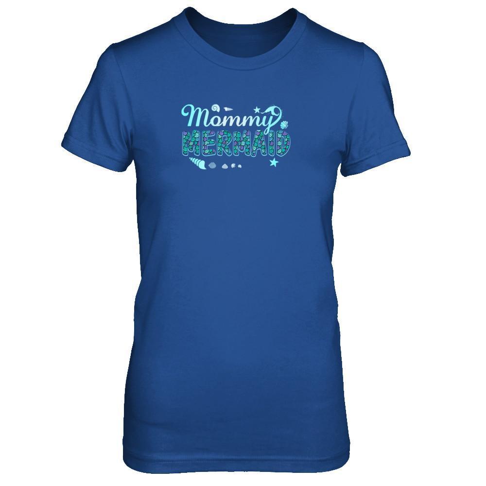 Mommy Mermaid-T-Shirt & Tank Top-Women's T-Shirt-Royal