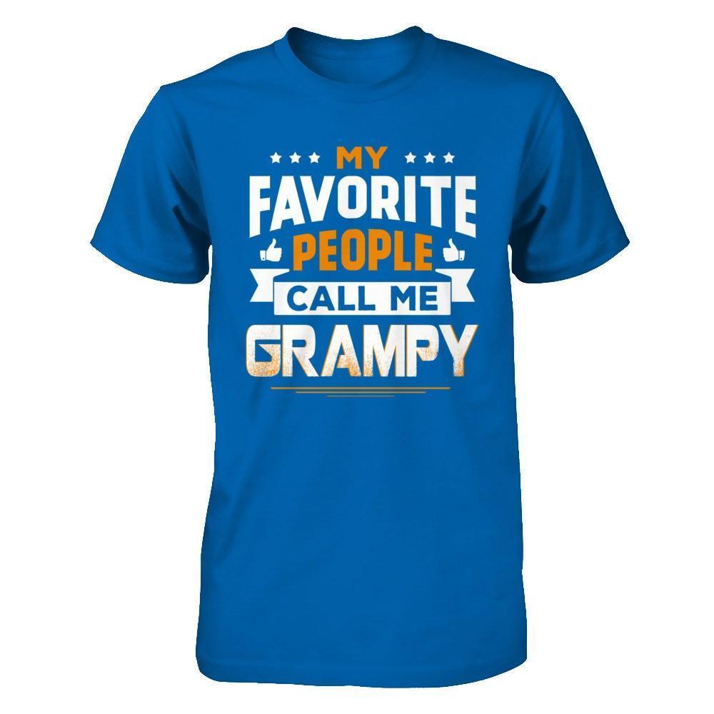 My Favorite People Call Me Grampy-T-Shirt & Hoodie-Classic T-Shirt-Royal