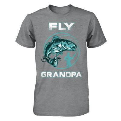 Fly Fishing Grandpa-T-Shirt & Hoodie-Classic T-Shirt-Sport Grey