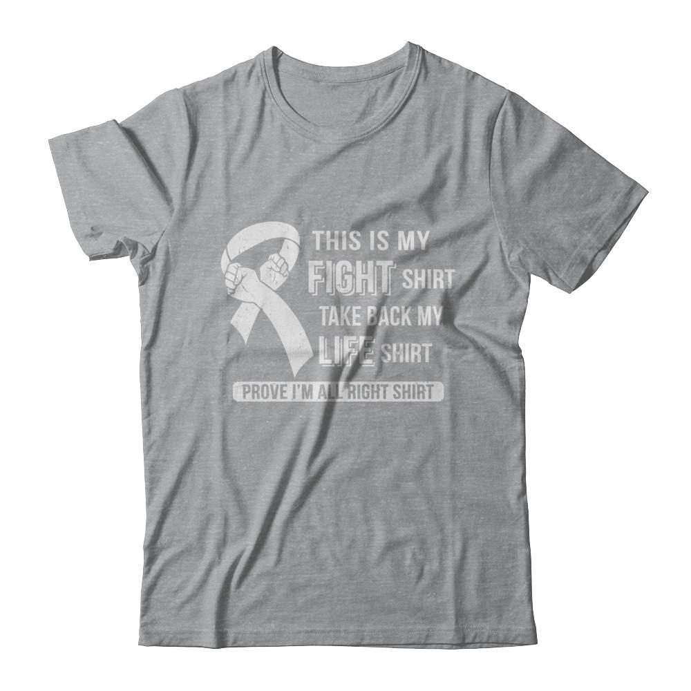 This Is My Fight Lung Cancer Awareness-T-Shirt & Hoodie-Classic T-Shirt-Sport Grey