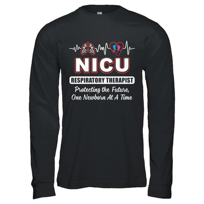 Nurse Respiratory Therapist NICU Therapy-T-Shirt & Hoodie-Long Sleeve T-Shirt-Black