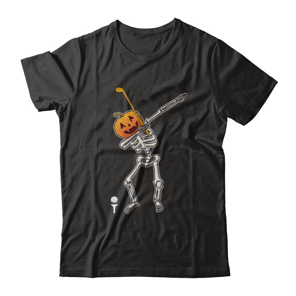 Halloween Dabbing Skeleton Golf