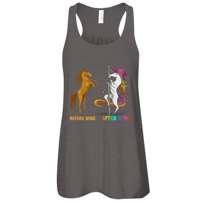 Before Wine After Wine Unicorn-T-Shirt & Tank Top-