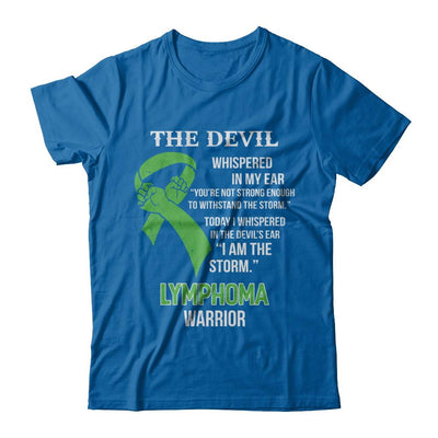 I Am The Storm Support Lymphoma Awareness Warrior Gift-T-Shirt & Hoodie-Classic T-Shirt-Royal