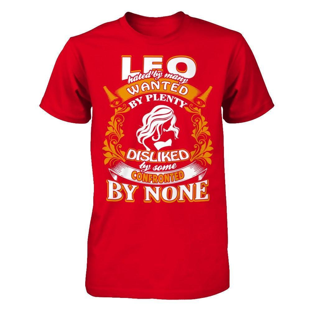 Leo Hated By Many Wanted By Plenty T-Shirt & Hoodie-T-Shirt & Hoodie-Premium T-Shirt-Red
