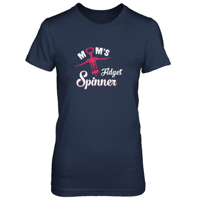 Mom's Fidget Spinner Wine Lover-T-Shirt & Tank Top-Women's T-Shirt-Navy