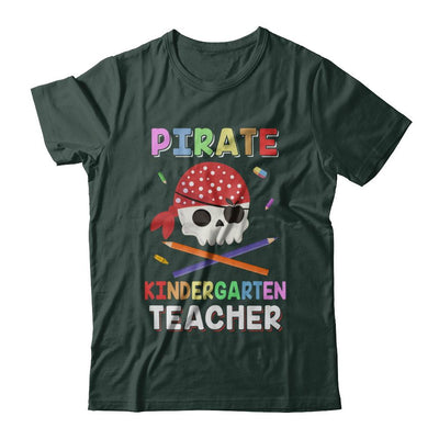 Pirate Kindergarten Teacher Costume Halloween-T-Shirt & Hoodie-Classic T-Shirt-Forest Green