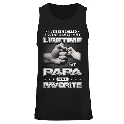 I've Been Called A Lot Of Names But Papa Is My Favorite-T-Shirt & Hoodie-Unisex Tank-Black