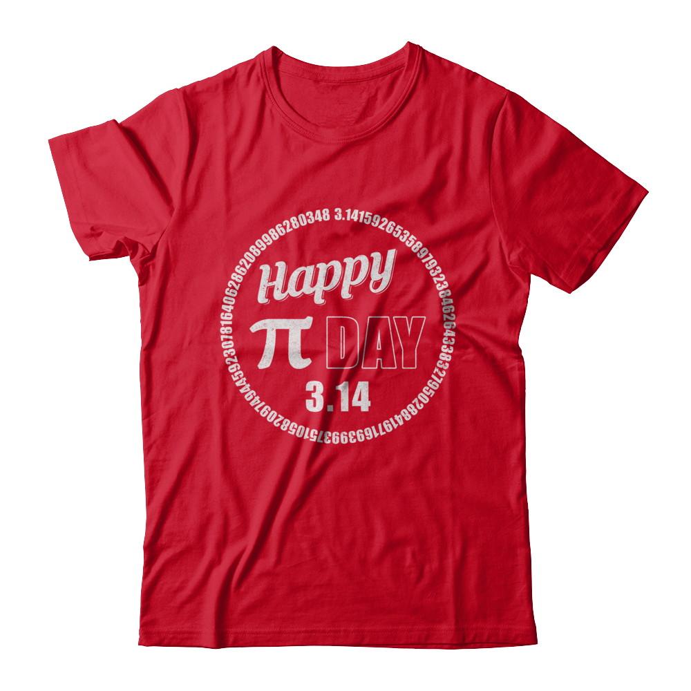 Happy Pi Day Love Math Funny March 14Th 2021-T-Shirt & Hoodie-Premium T-Shirt-Red
