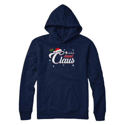 Matching Family Christmas Aunt Claus-T-Shirt & Sweatshirt-Pullover Hoodie-Navy