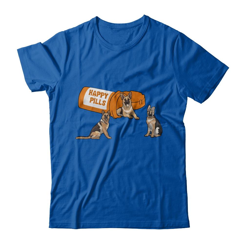 German Shepherd Happy Pills-T-Shirt & Hoodie-Premium T-Shirt-Royal