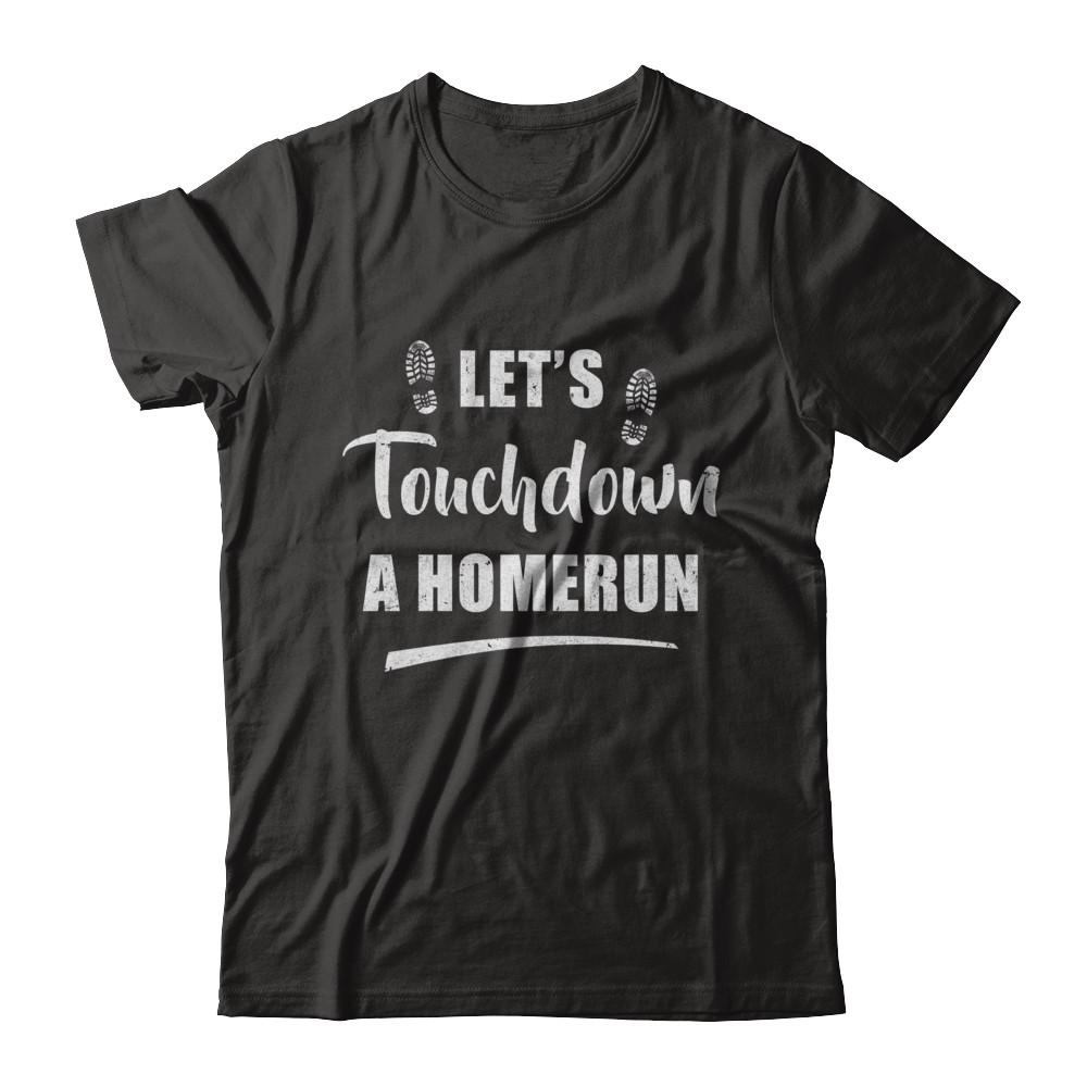 Let's Touchdown Homerun-T-Shirt & Hoodie-Premium T-Shirt-Black