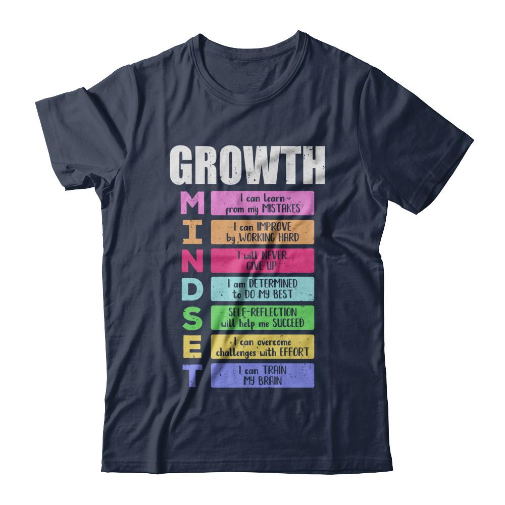 Growth Mindset-T-Shirt & Hoodie-Classic T-Shirt-Navy