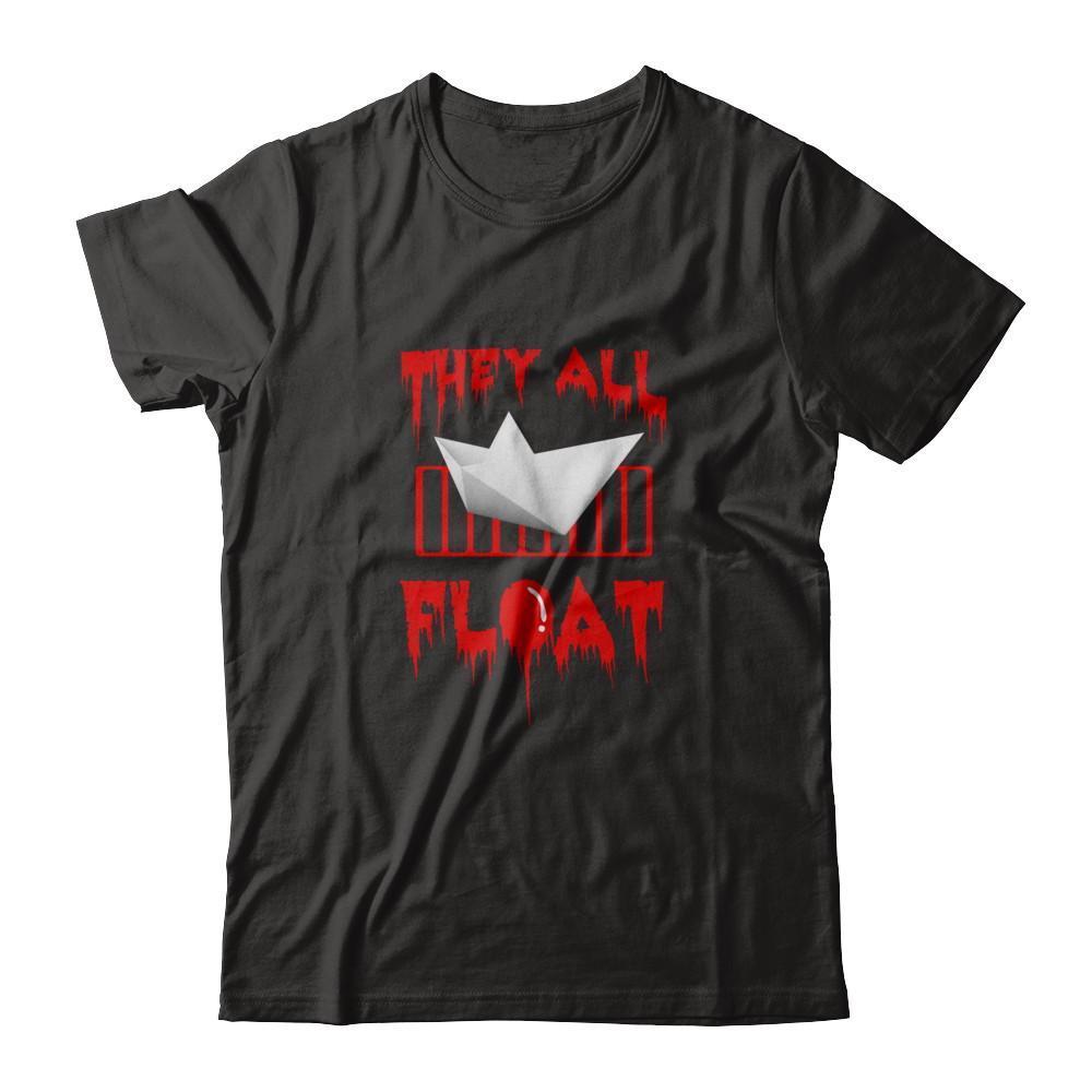 They All Float Horror Halloween Blood-T-Shirt & Tank Top-Premium T-Shirt-Black