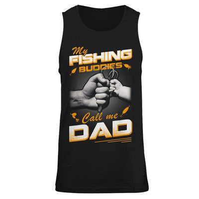 My Fishing Buddies Call Me Dad-T-Shirt & Hoodie-Unisex Tank-Black
