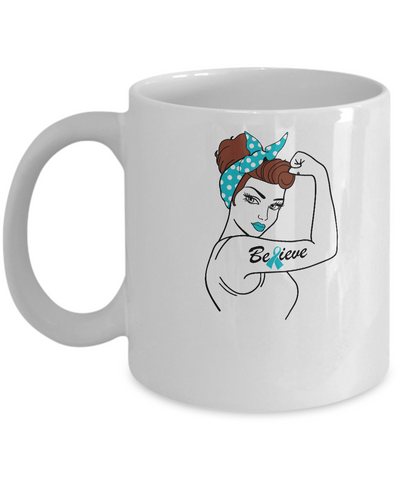 Support Dysautonomia Awareness Warrior Believe Mug-Coffee Mug-11oz Mug-White