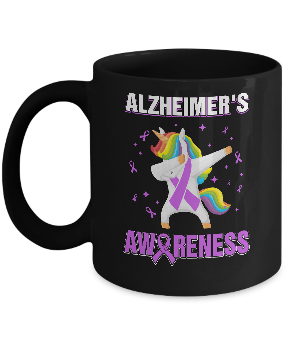 Inspirational Alzheimer's Awareness Unicorn Support Mug