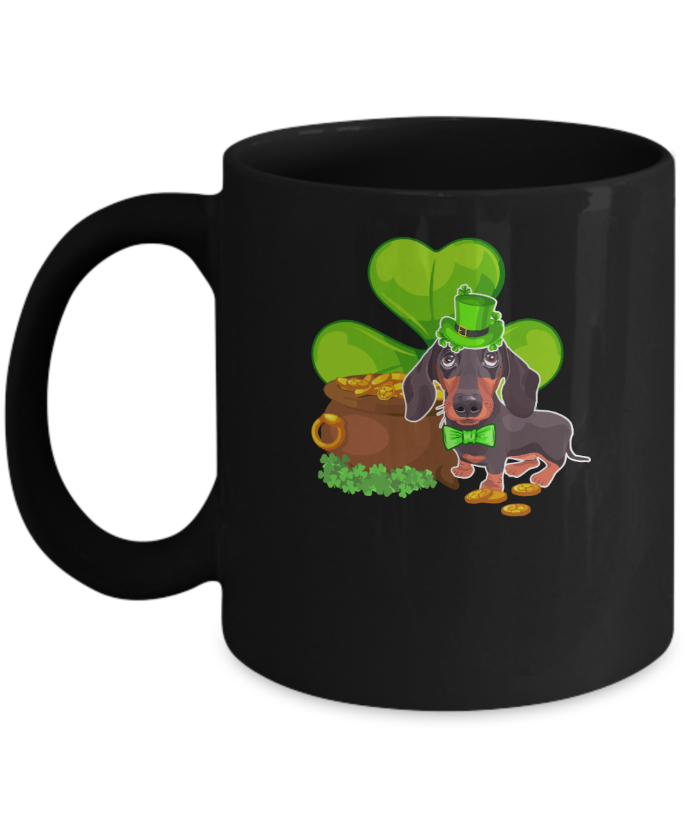 Dachshund St Patrick's Day Irish Dog Lover Funny Gifts Mug