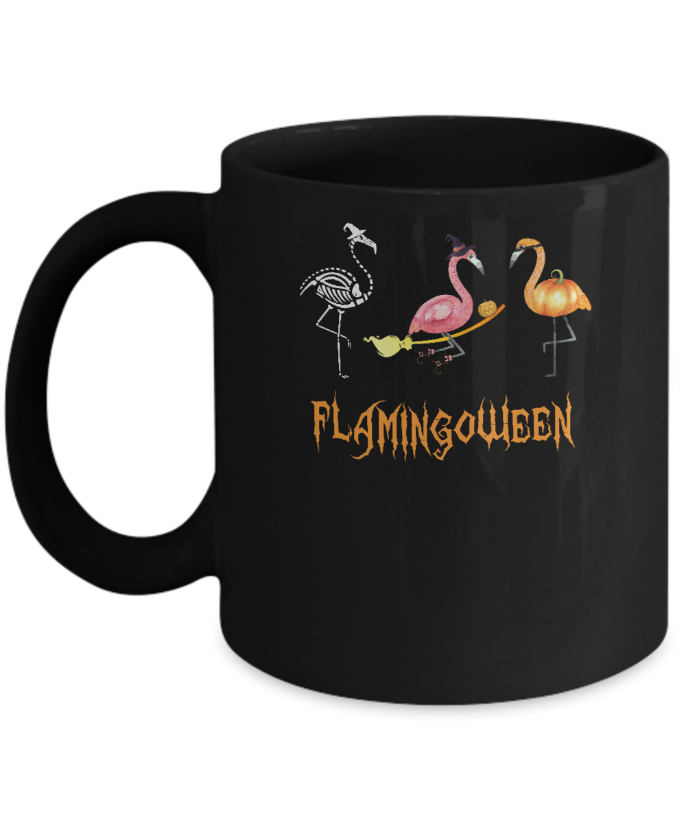 Funny Flamingo Halloween Flamingoween Mug