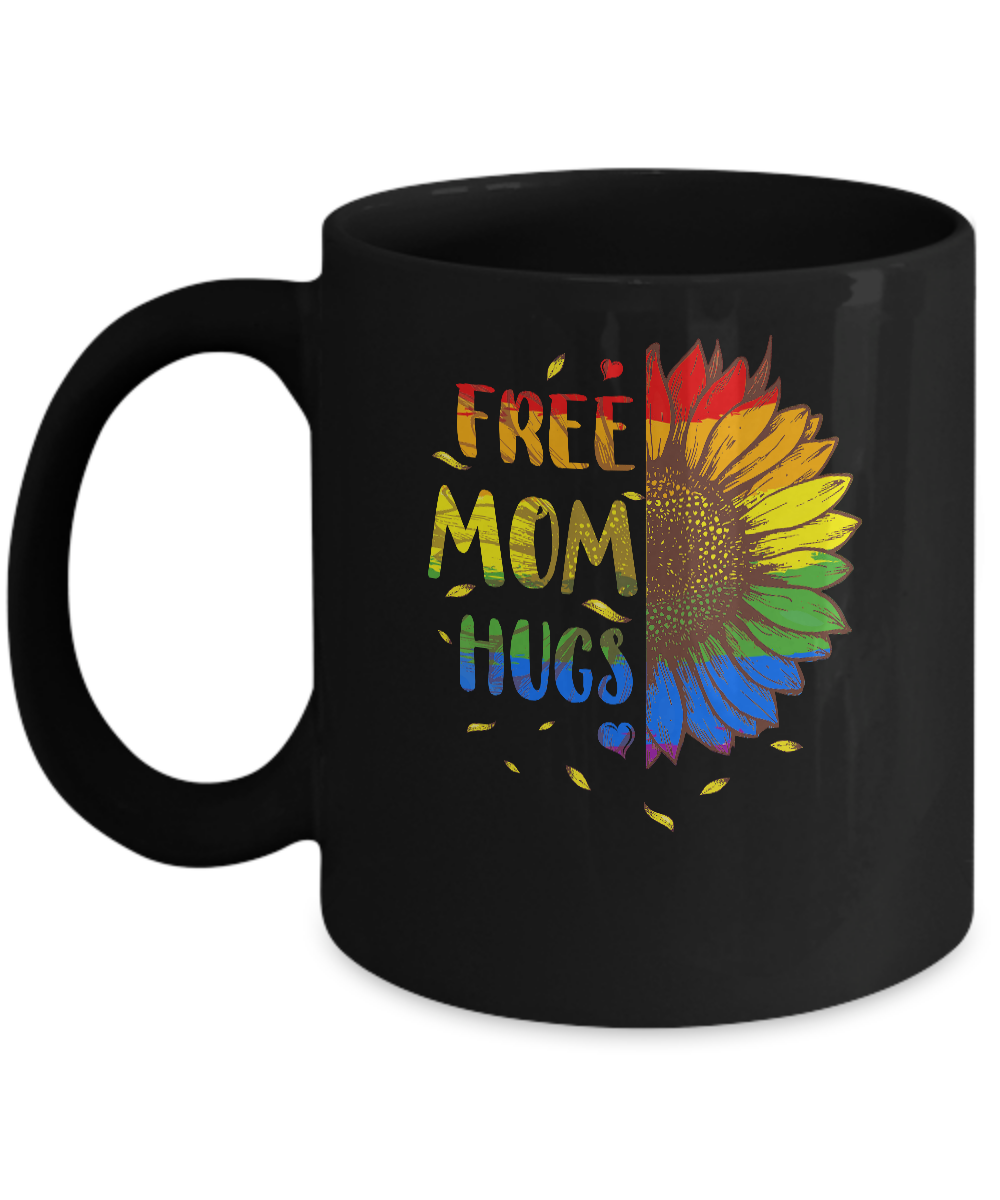 Free Mom Hugs-Coffee Mug-11oz Mug-Black