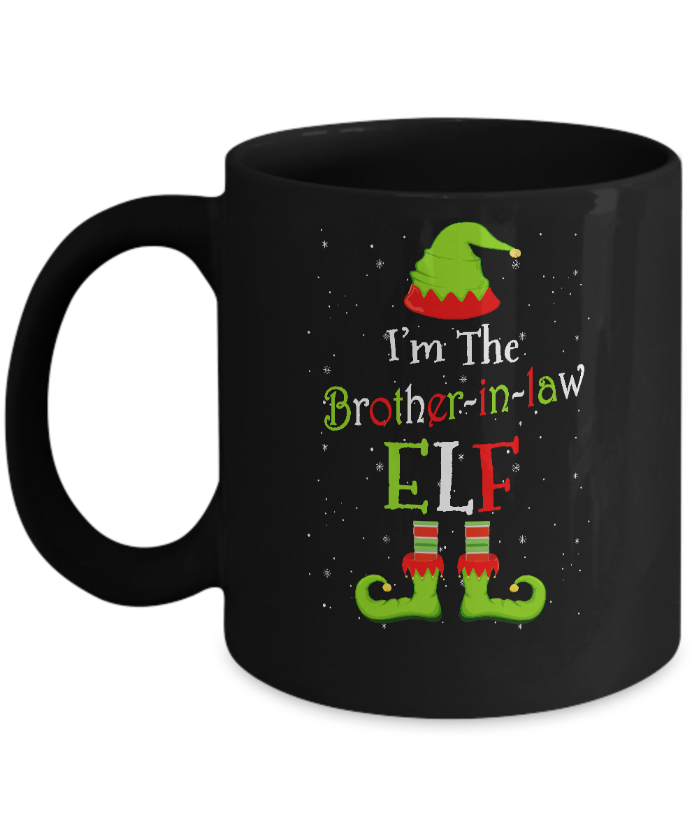 I'm The Brother-In-Law Elf Family Matching Funny Christmas Group Gift Mug