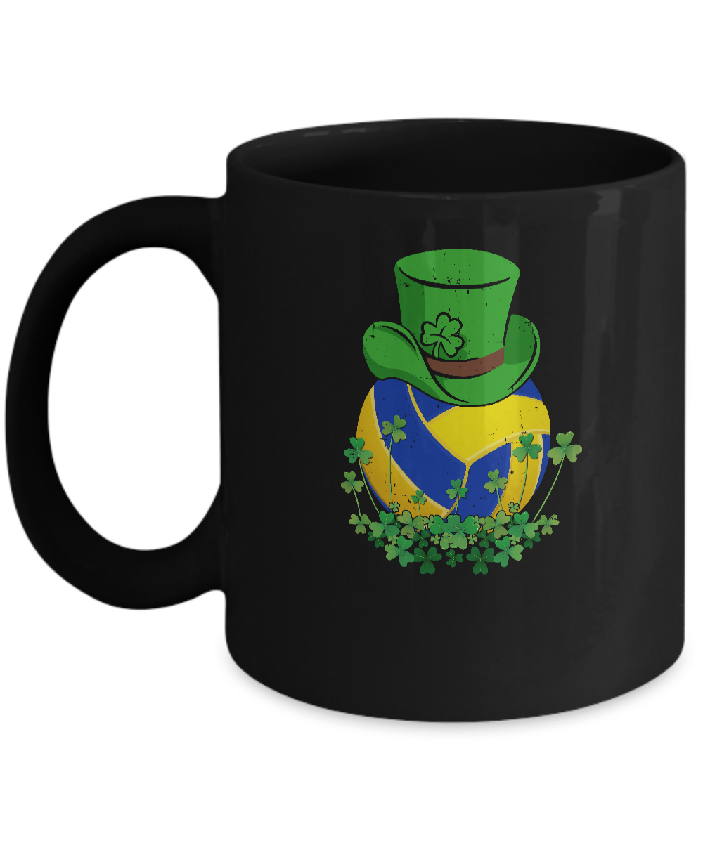 Shamrock Volleyball Leprechaun St Patricks Day Mug