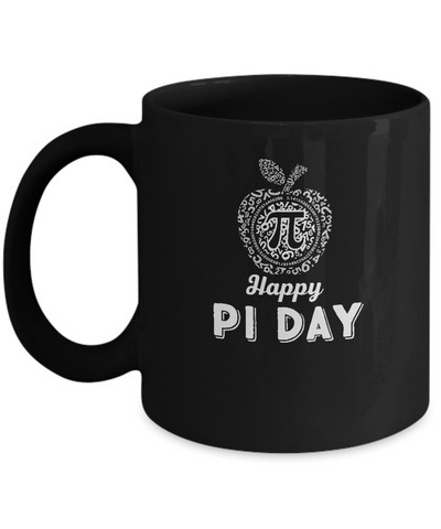 Happy Pi Day Math Teacher Mug-Coffee Mug-11oz Mug-Black