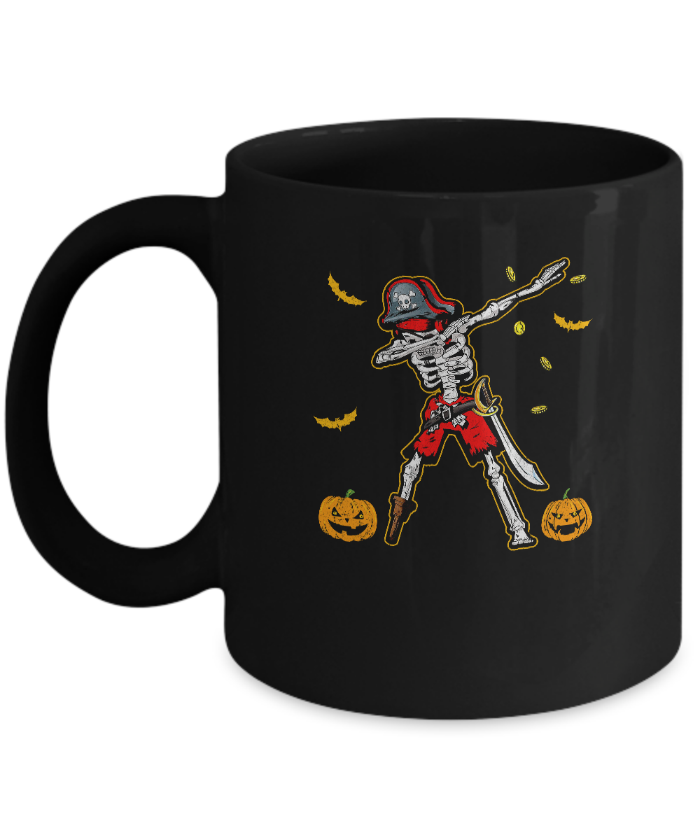 Dabbing Skeleton Pirate For Kids Boys Halloween Gift Dab Mug