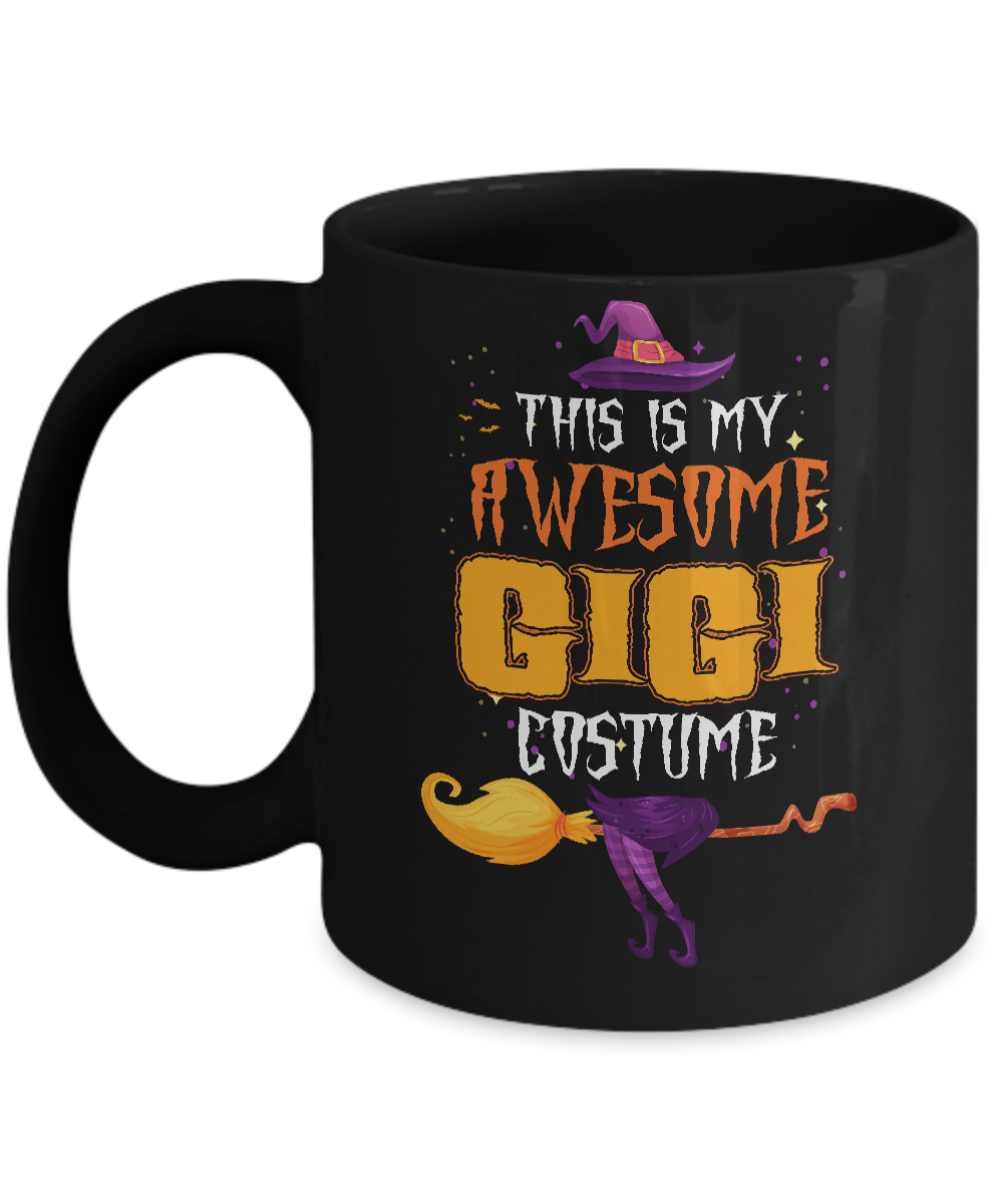 Halloween This Is My Awesome Gigi Costume Mug-Coffee Mug-11oz Mug-Black