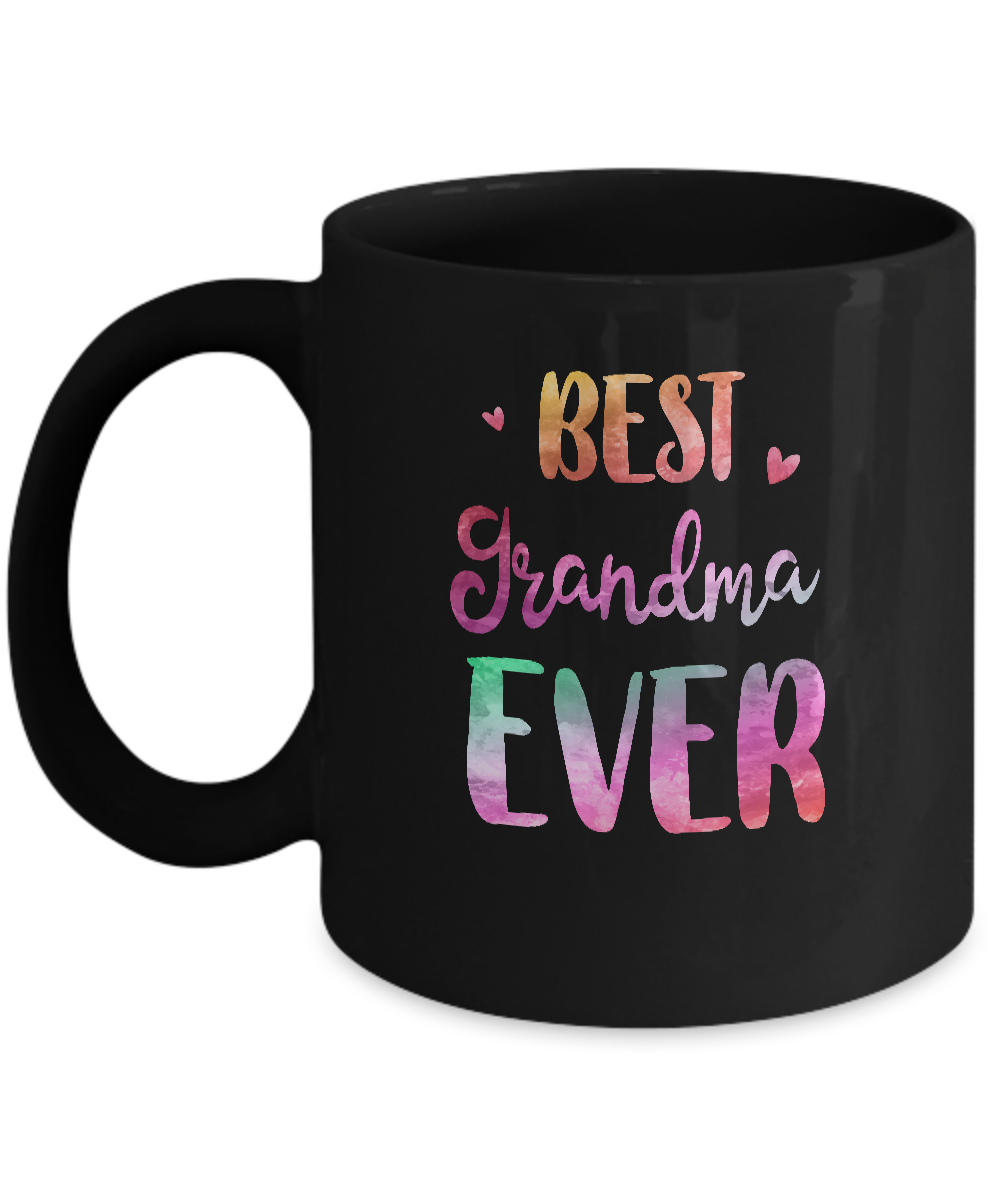 Best Grandma Ever Cute Funny Mothers Day Gift Mug-Coffee Mug-11oz Mug-Black