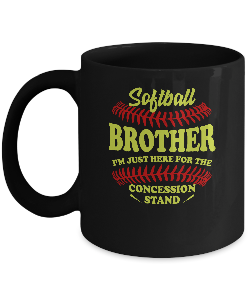 Softball Brother I'm Just Here For The Concession Stand Mug