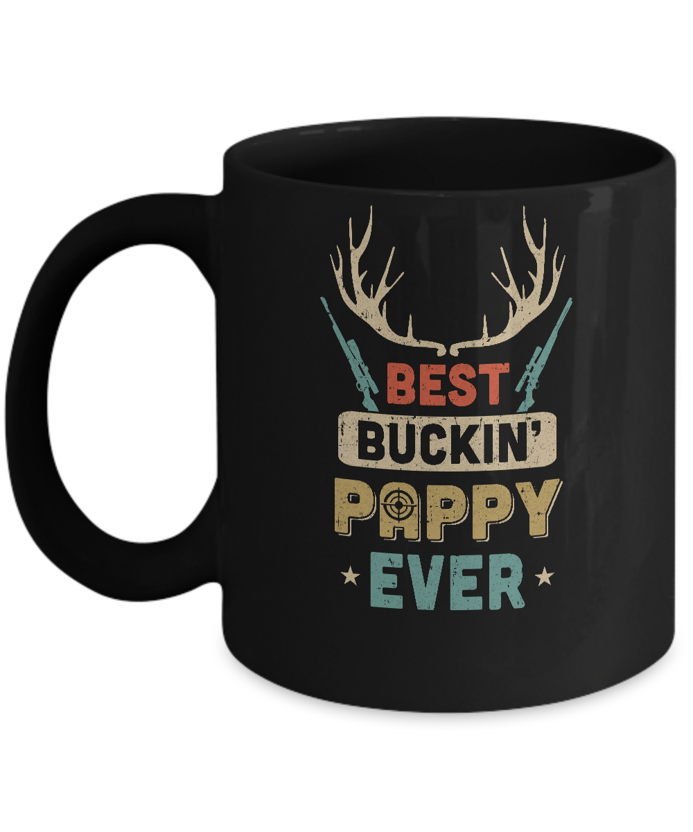 Vintage Best Buckin' Pappy Ever Deer Hunting Mug