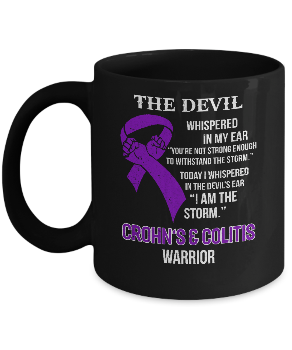 I Am The Storm Support Crohn's Colitis Awareness Warrior Gift Mug