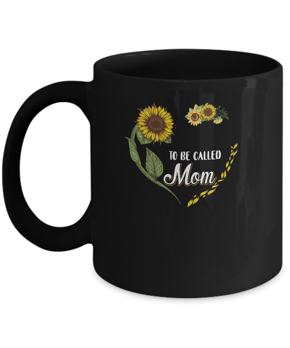 Blessed To Be Called Mom Sunflower Mothers Day Gift Mug
