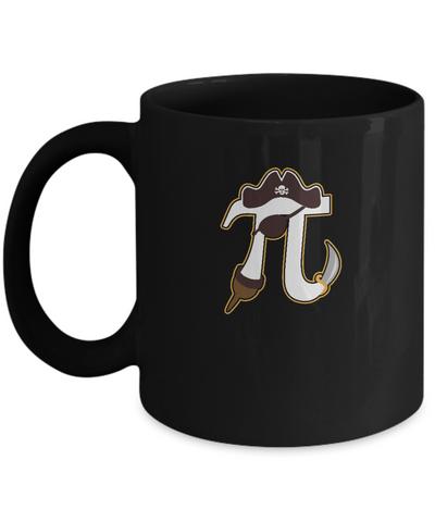 Pi Day 2018 Funny Pi Pirate Style For Math Mug-Coffee Mug-11oz Mug-Black