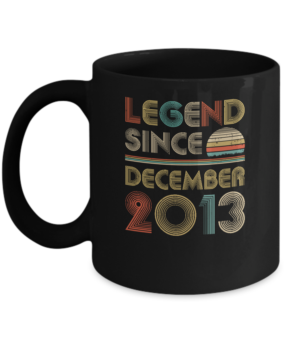 Legend Since December 2013 Vintage 9th Birthday Gifts Mug