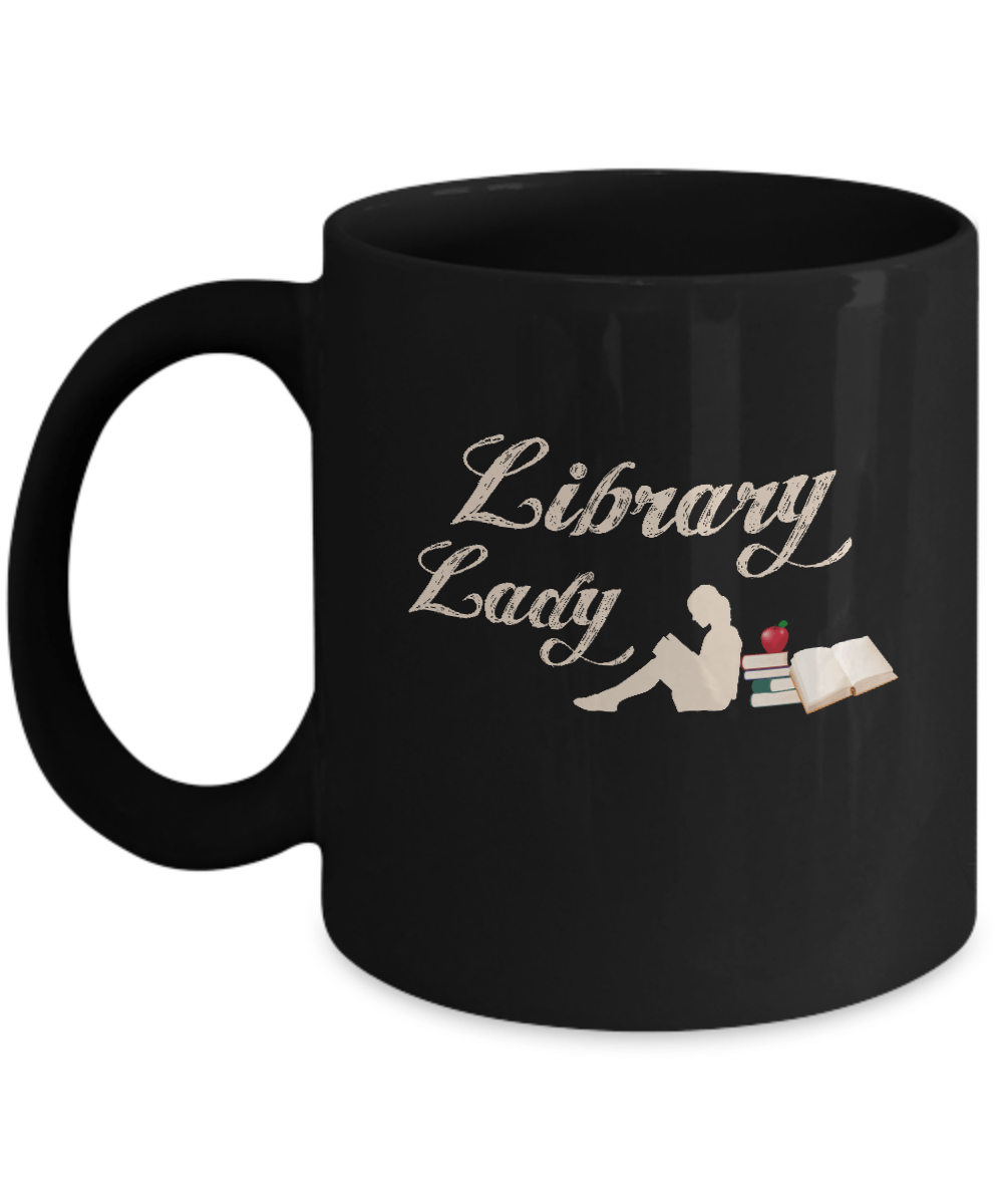 Library Lady Read Book Lover Mug