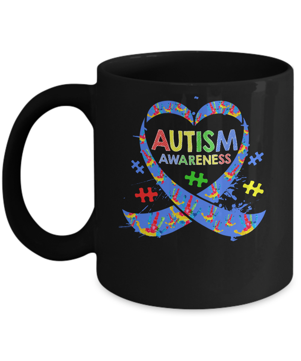 World Autism Awareness 2 April Dad Mom Kid Autism Gift Mug