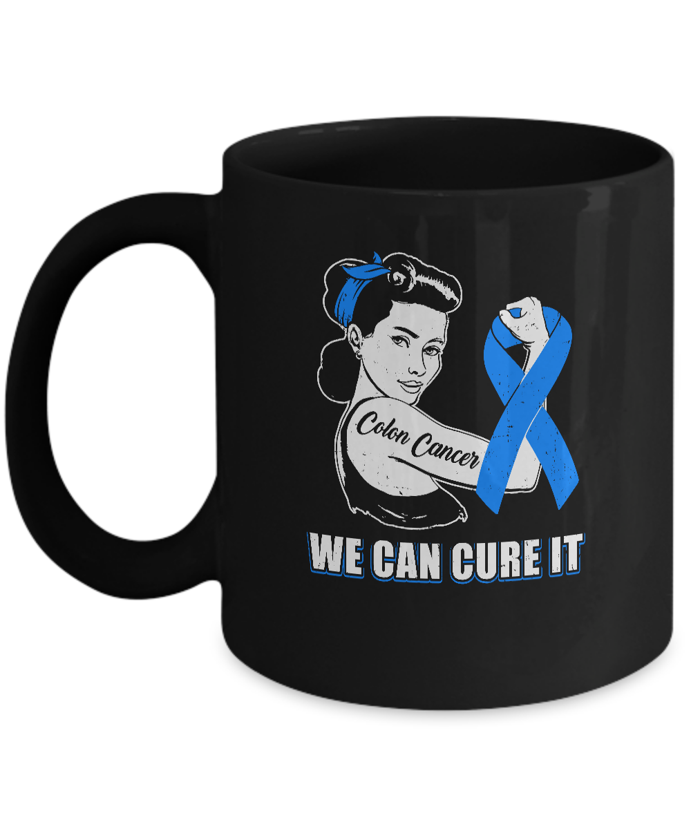 Colon Cancer Awareness Survivor We Can Cure It Mug