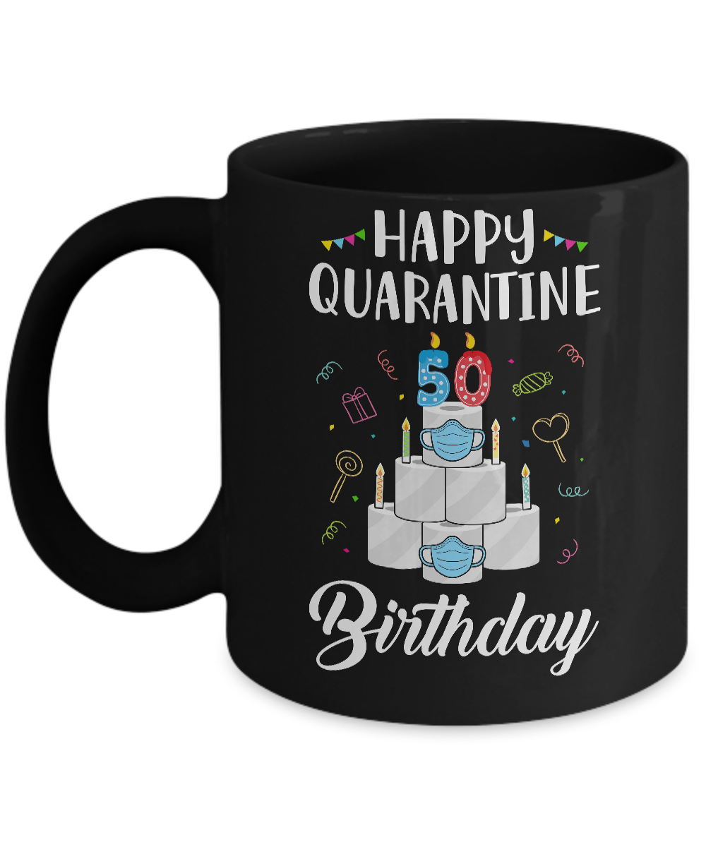 50th Birthday Gift Idea 1972 Happy Quarantine Birthday Mug
