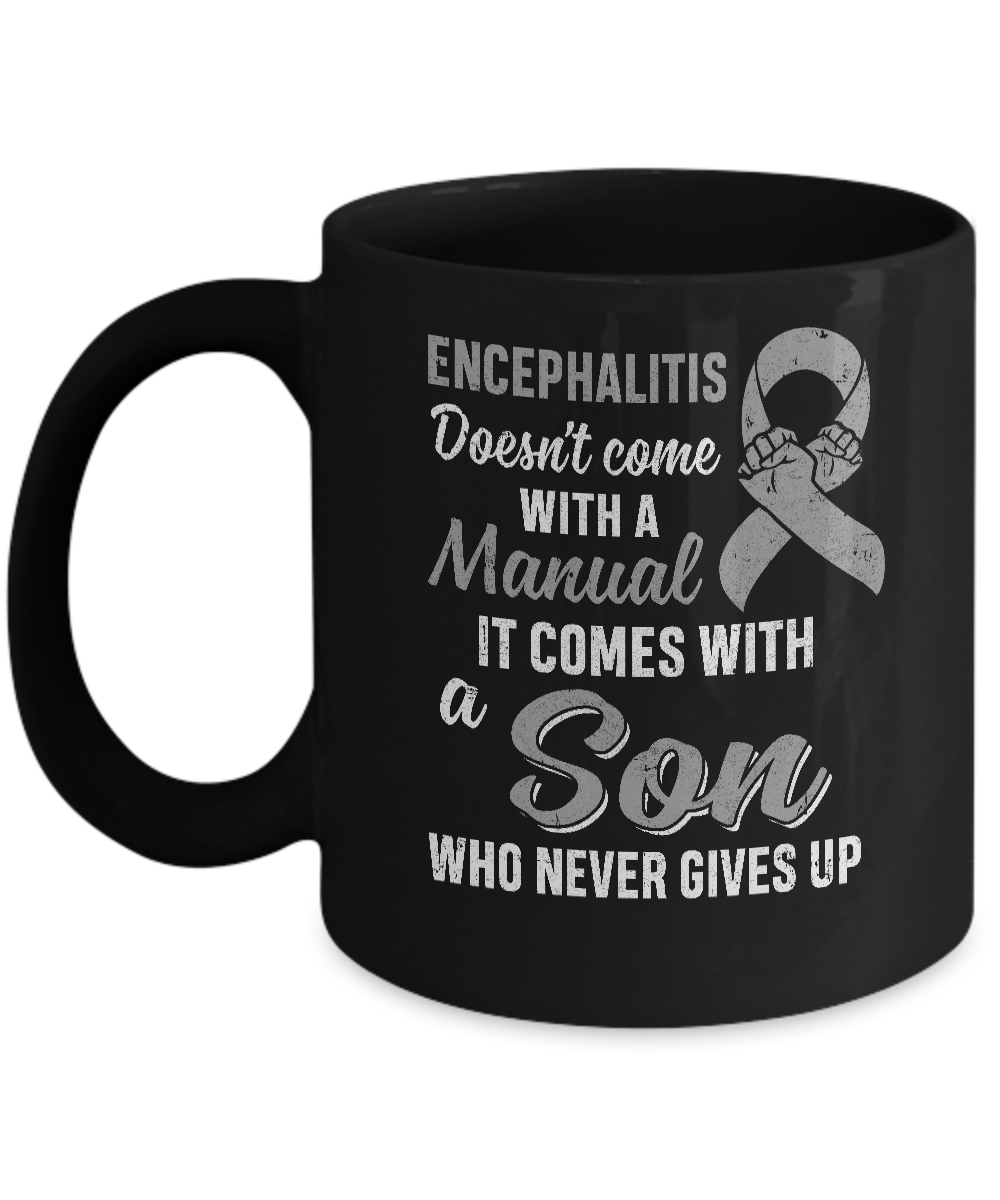 Encephalitis Awareness Son Warrior Gifts Mug