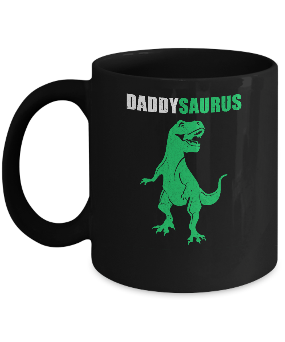 Daddysaurus Funny Dinosaur First Time Dad Fathers Day Mug
