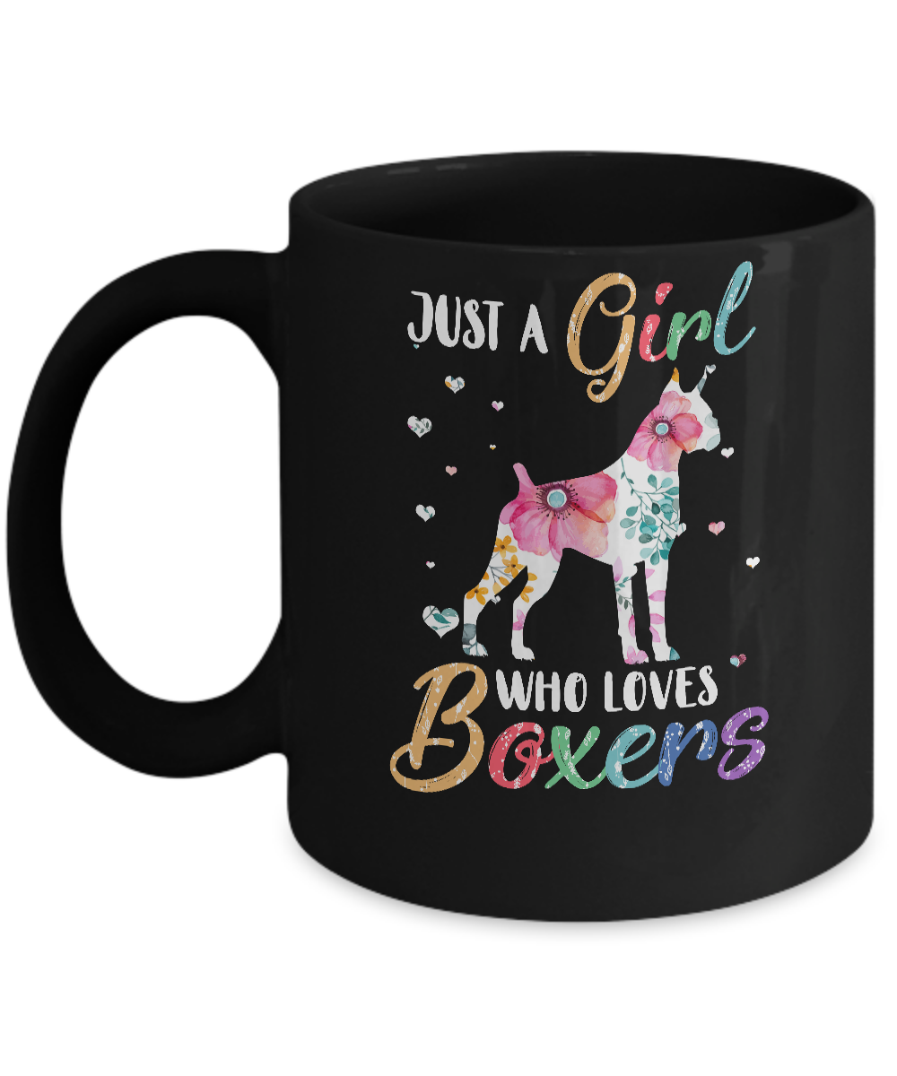 Just A Girl Who Loves Boxers Cute Boxer Lover Mug