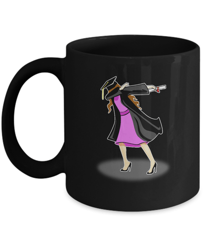 Funny Dabbing Senior College High School Graduation 2018 Mug-Coffee Mug-11oz Mug-Black