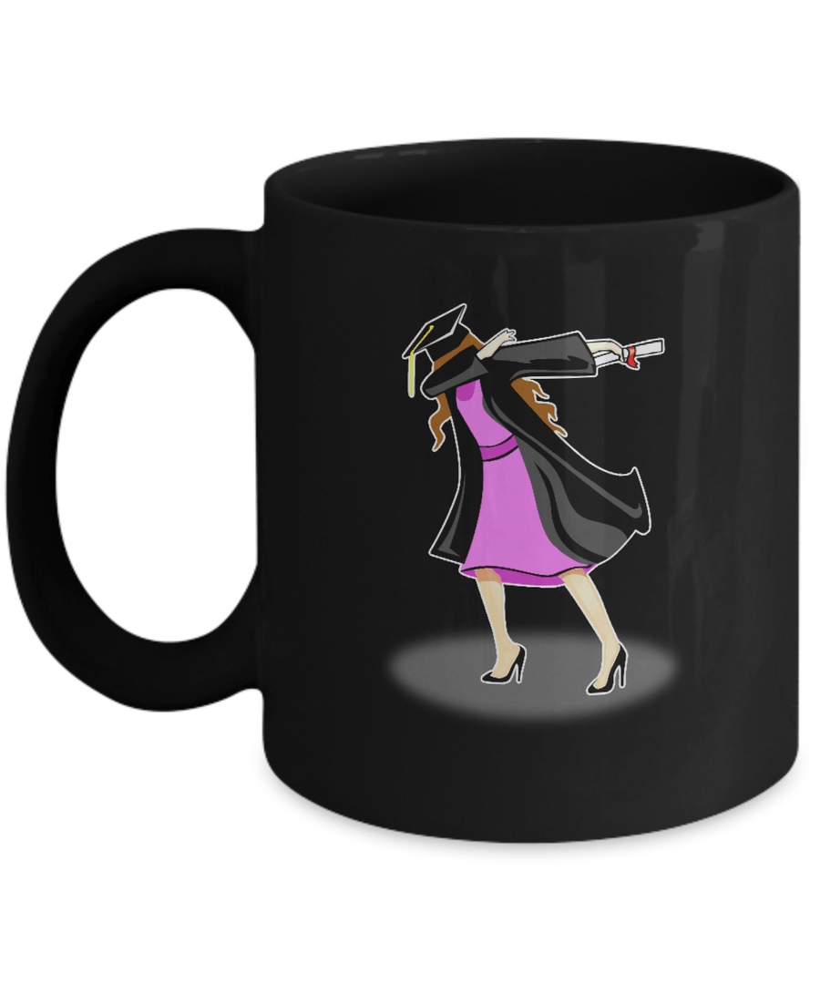 Funny Dabbing Senior College High School Graduation 2018 Mug-Coffee Mug-11oz Mug-Black