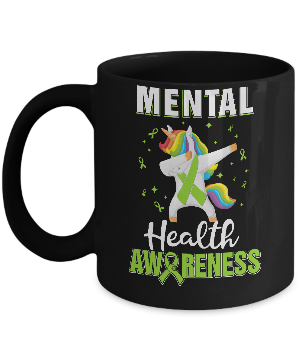Inspirational Mental Health Awareness Unicorn Support Mug