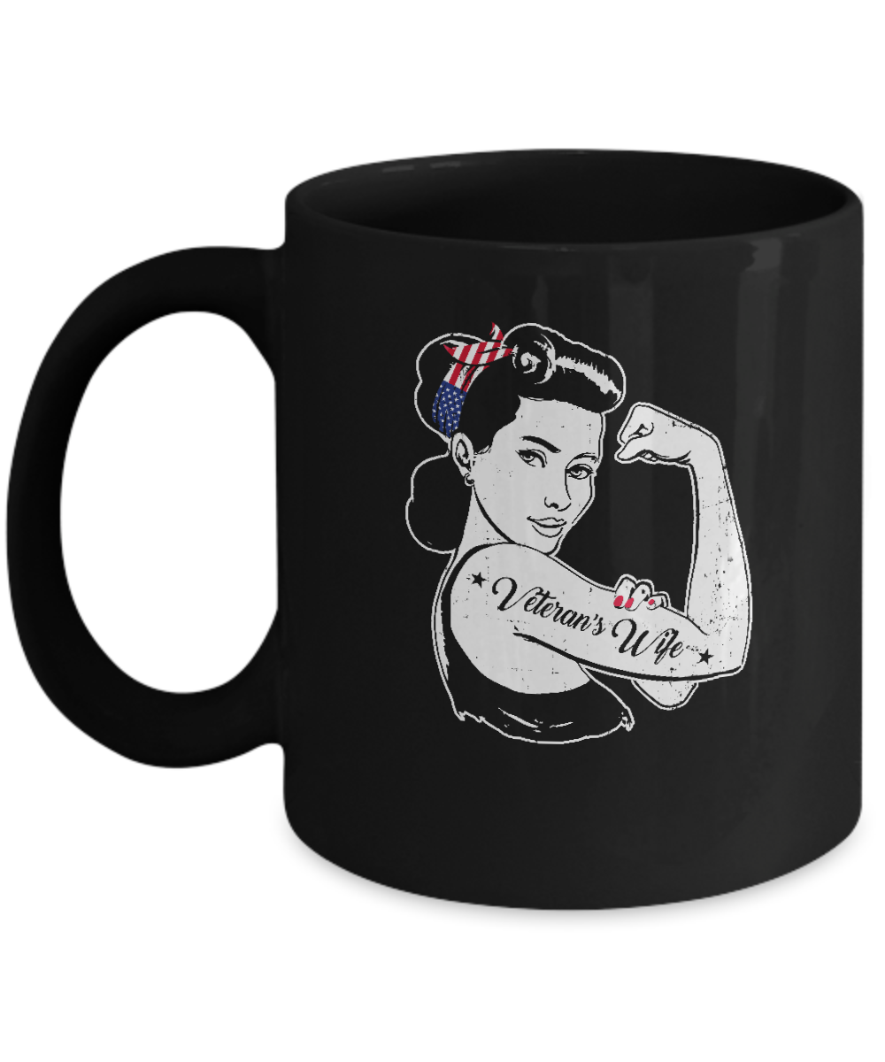 4Th Of July Veteran's Wife From Husband Army Mug