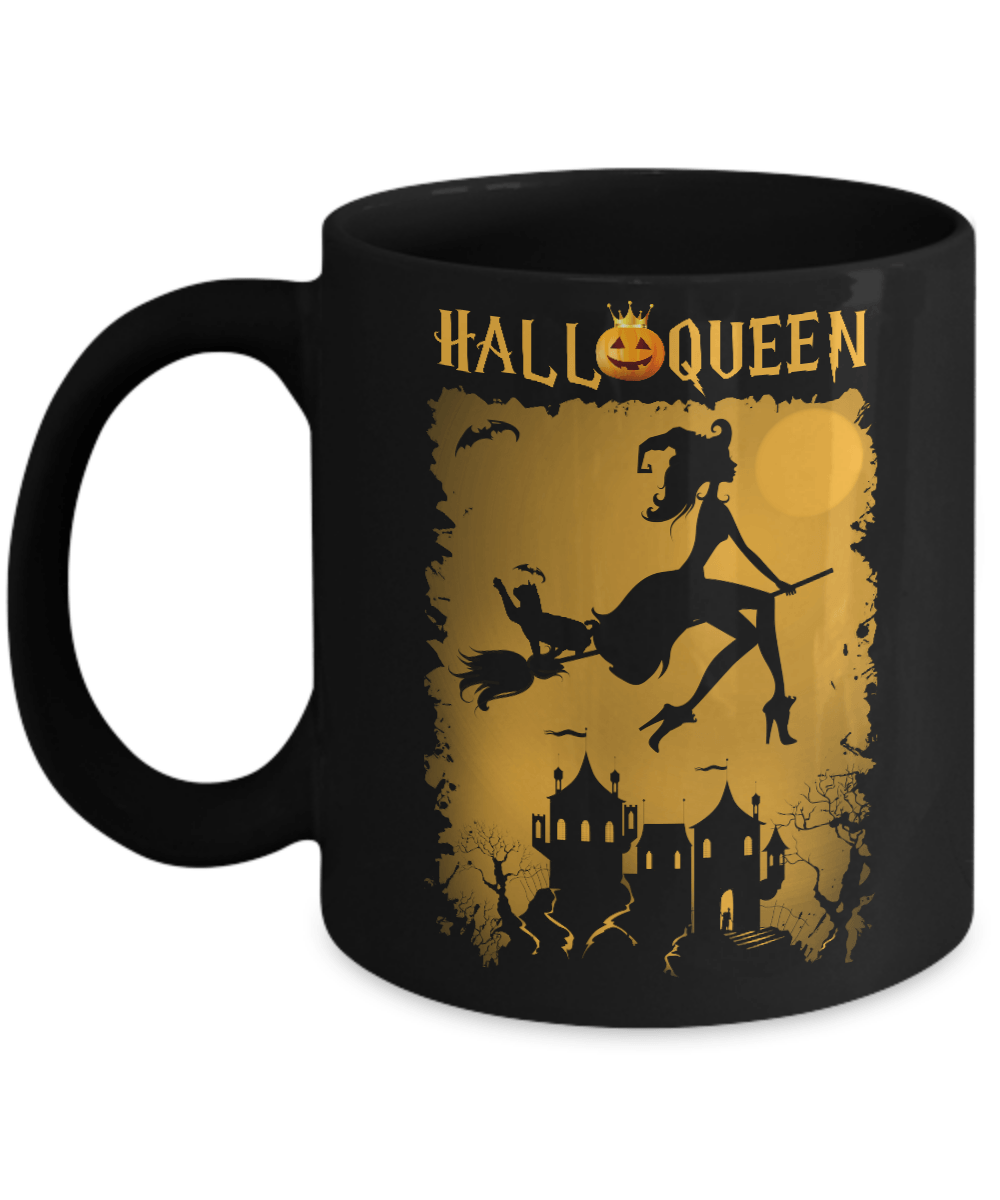 Funny Halloween Pumpkin Queen Mug