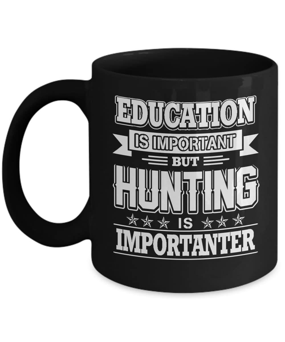 Education Is Important But Gaming Is Importanter Mug-Coffee Mug-11oz Mug-Black