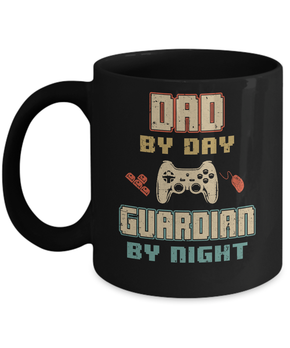 Dad By Day Guardian By Night Gaming Mug